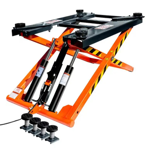 Gunting Angkat Mobil Portabel Mid Rise kualitas terbaik gunting datar lift 3m dapat dipindah gunting kecil mengangkat - Product Image 1