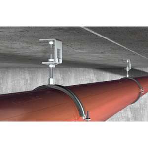 FISCHER - 537987 Pipe doble tornillo abrazadera galvanizada en caliente FRS-EAN 4048962260090 ELEMENTOS PARA FIJACIÓN DE ABRAZADERAS METÁLICAS - Product Image 2