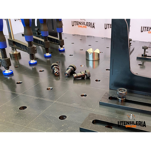 Steeleco gpph ม้านั่งเชื่อม2.4x1.2ม. หนา8มม. รู16มม. ตารางขนาด100x100มม. - Product Image 3