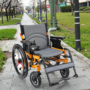 Best Power Wheelchair On The Market Adjustable Foldable Walker Rollator Lightweight Carbon Steel <strong>Electric</strong> Wheelchair - Product Image 1