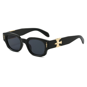 Small Square Black Punk Unique <strong>Eagle</strong> Decoration <strong>Sunglasses</strong> Men 2024 Luxury Brand Fashion Rectangle Sun Glasses for Women Shades - Product Image 6