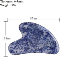 Outil de massage Gua Sha pour le visage, drainage lymphatique, réduction des gonflements, pierre en forme de cœur, ensemble d'outils de soin de la peau, cadeau personnalisable