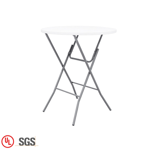 En gros Imperméable Pliable En Plastique HDPE Haute Ronde Pliante Cocktail <span class=keywords><strong>Bar</strong></span> Table À <span class=keywords><strong>Manger</strong></span> - Product Image 1