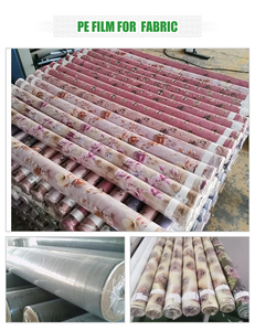 Высококачественная упаковка для матраса, Прозрачная мягкая пластиковая полиэтиленовая пленка, ПВХ пленка с принтом, мягкая синяя печатная ПВХ пленка - Product Image 4