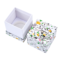 Nouveau design de boîte cadeau de parfum biodégradable réutilisable écologique personnalisé pour bougie parfumée et emballage de crème pour la peau avec couvercle