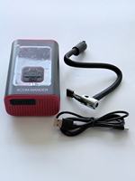 CEROHS Nouveau Compresseur d'Air Numérique Portable en Plastique pour Pneus de Voiture, Monocylindre, 150 PSI, 7.4V DC, Prise Allume-Cigare, CE