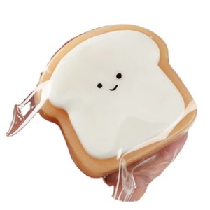 Juguete Antiestrés de Rebanada de Pan con Forma de Expresión, de Rebote Lento y Textura Ultrasuave Tipo Masa, Venta al por Mayor - Product Image 5