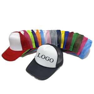 Gorra Trucker de Malla de 5 Paneles con Diseño Personalizado al por Mayor, Gorra de Béisbol de Gamuza para Exteriores, Gorras Deportivas con Lazos y Pedrería, Logotipo Personalizado Bordado - Product Image 1