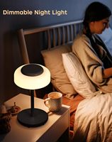 Lampe de table LED créative sans fil, rechargeable, portable, pour restaurant, de luxe, moderne et romantique, pour dîner, lampe de bureau