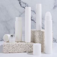 Flacon à bille en plastique PP de 10 ml, 15 ml, 20 ml, 30 ml, pour huile essentielle, parfum, cosmétique, rechargeable, avec bouchon à vis