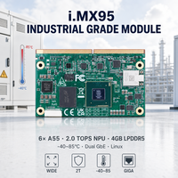 Module de qualité industrielle -40 à 85°C, 6 cœurs Cortex A55, 2.0 TOPS NPU, 4 Go LPDDR5, double Gigabit, Linux, Système sur Module I.MX95 SMARC