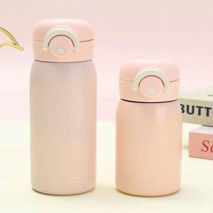 Stainless Steel <b>Insulated</b> Water Bottle Pop-Up Lid Portable Thermal Bottle Large Capacity Food Grade Travel <b>Mug</b> - Product Image 2