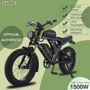 Sepeda Gunung Listrik Ebike 1500W 48V 41AH Baterai Lithium Alloy Aluminium dengan Rem Cakram Hidrolik Suspensi Ganda untuk Dewasa - Product Image 4