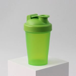 Custom Logo Printed BPA Free 400ml <b>Small</b> Gym Outdoor Transparent Colorful <b>Protein</b> <b>Shaker</b> Smoothie Tumbler Cup with Mixer Ball - Product Image 2