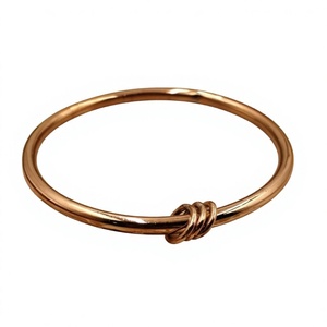 Stylish Pure <b>Copper</b> <b>Bracelet</b> With Minimalist Open Cuff Design Suitable For Casual And Formal Fashion Wear - Product Image 1