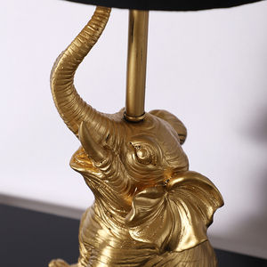 New Arrival Nordic Style Modern Golden <strong>Elephant</strong> Shape Design Deck Light Home Decor Bedside Resin <strong>Table</strong> <strong>Lamps</strong> - Product Image 4