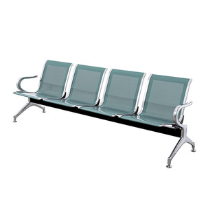 Sillas de Espera de Acero Inoxidable Guoye Furniture, Asientos Triples para Uso en Exteriores, Áreas Públicas, Aeropuertos y Hospitales - Product Image 3