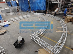 Sistema de armazón de aluminio ligero ESI Alta capacidad de carga curvada para armazón de escenario para carga estructural reducida portátil - Product Image 2
