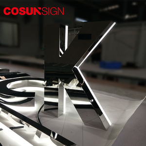 Cosun outdoor advertising led <span class=keywords><strong>font</strong></span> 3d board acrilico ad alta luminosità retroilluminato acrilico 3d led letter sign - Product Image 3