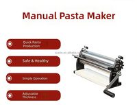 Machine à pâte manuelle 40 cm en acier inoxydable, presse à pâtes manuelle pour Chin Chin, Samosa, peau de ravioli, Roti