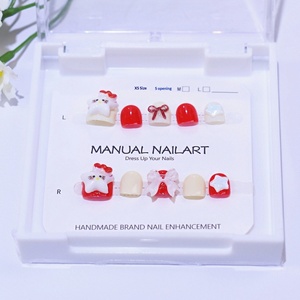 [Prodotto a Shenzhen] 50 Stili di Capsule per Unghie Pre-Disegnate per Bambini, Unghie Finte Cartoon per Bambini 3-12 Anni, Punte per Nail Art - Product Image 3