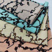 Tissu en crêpe de polyester imprimé motif floral, vendu au mètre, échantillons gratuits, vente en gros