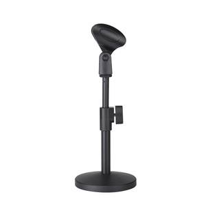 Soporte de Micrófono de Escritorio de Metal Resistente con Altura Ajustable, <span class=keywords><strong>Base</strong></span> Redonda con Peso, Universal para <span class=keywords><strong>Podcast</strong></span>, Transmisión y Grabación - Product Image 5