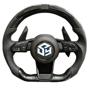 Pagaies de changement de vitesse magnétiques en fibre de carbone avec LED pour Audi A1 A2 A3 A4 A5 A8 Q2 Q3 Q4 Q5 Q7 Q8 S1 <span class=keywords><strong>S3</strong></span> S4 S5 SQ5 SQ7 SQ8 RS1 RS2 RS3 RS5 - Product Image 1