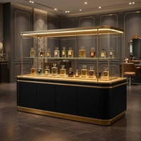 Vitrine de présentation de parfums sur mesure avec canopy, conçue par des experts pour les magasins de détail - Vente directe usine - MOQ 1 pièce