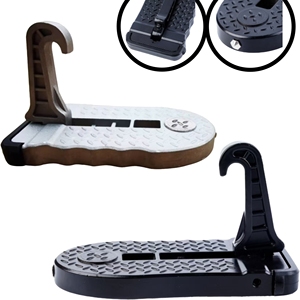 Marteau <span class=keywords><strong>de</strong></span> sécurité en alliage pour brise-vitre SUV Repose-pieds <span class=keywords><strong>de</strong></span> <span class=keywords><strong>toit</strong></span> supérieur pliable Pédales auxiliaires multifonctions Rampes universelles pour voiture - Product Image 2