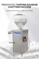 Machine automatique pneumatique de remplissage et de ligature de saucisses 30-120 sections/min – Équipement de remplissage de saucisses pour la production commerciale de viande