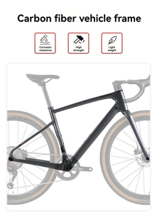 <span class=keywords><strong>Bicicleta</strong></span> de <span class=keywords><strong>Gravel</strong></span> V1 de Fibra de Carbono de Alta <span class=keywords><strong>Calidad</strong></span>, NUEVA 2026, al Mejor <span class=keywords><strong>Precio</strong></span>, 2x12 Velocidades, Frenos de Disco Hidráulicos, Cuadro de Alto Módulo, 700c - Product Image 2