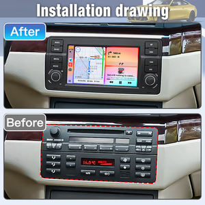 หน้าจอ STWEI 7 นิ้ว สำหรับ BMW M3 ซีรีส์ 3 E46 หน้าจอเพลงไร้สาย ระบบ Android AUTO Carplay เครื่องเล่นมัลติมีเดียในรถยนต์ วิทยุ บลูทูธ - Product Image 2