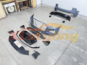 Accessori di conversione per lifting auto XLstyling paraurti anteriore posteriore per <span class=keywords><strong>AUDI</strong></span> <span class=keywords><strong>A6</strong></span> S6 C8 <span class=keywords><strong>Avant</strong></span> 2019 + Upgrade a RS6 Look Style Bodykit - Product Image 2