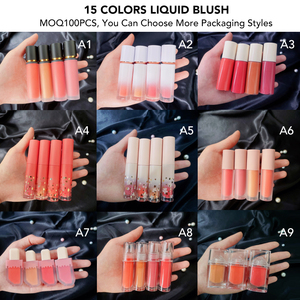 Maquillaje rubores rubor en <span class=keywords><strong>barra</strong></span> shimmer Dewy Matte Pink mini nude Vegan Liquid <span class=keywords><strong>Blush</strong></span> - Product Image 3