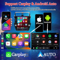 Radio Estéreo para Toyota Prado con GPS Integrado, CarPlay, Mirror Link, WiFi, Reproductor MP3, Audio de Alta Resolución y Pantalla Dividida