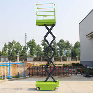 Andamio eléctrico barato de 3,5 m, 5m, 7,9 M, altura de elevación múltiple, escalera telescópica de aluminio plegable, elevador de Material - Product Image 1