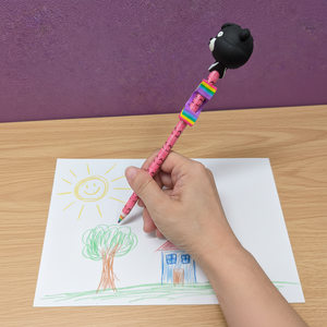 New Arrival HAUHWA HHPE03 Bear <b>Sharpener</b> Pencil Topper Glitter Pencil Barrel <b>Sharpener</b> + Eraser + Pencil Bundle for Office - Product Image 6