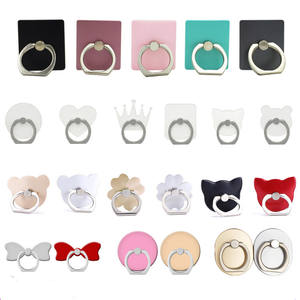 Cadeaux de Promotion personnalisés support de téléphone portable carré à quatre <span class=keywords><strong>feuilles</strong></span> avec Logo, chat, ours, lapin - Product Image 2