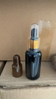 Bouchons de protection en verre pour flacons d'huiles essentielles, transparents et bruns, anti-poussière, pour compte-gouttes et pompes, en stock, 30ml, 5ml, 10ml, prix usine