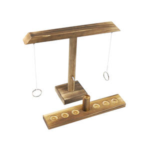 Interactive <strong>Drinking</strong> <strong>Game</strong> Toy Balance Wooden <strong>Ring</strong> <strong>Toss</strong> Hook Board <strong>Games</strong> Montessori Kids Toys for Adult Party for Bars Home - Product Image 3