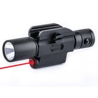 Linterna Táctica Recargable OEM, IP68, Aleación de Aluminio, LED, con Láser Verde y Rojo, para Caza al Aire Libre