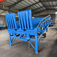 Équipement de déchargement de conteneurs hydrauliques en gros/chariot élévateur Rampes de quai mobiles Rampe de chargement de chariots élévateurs