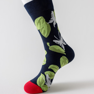 Bán Buôn Crew Vui Vẻ Điên Động Vật Đầy Màu Sắc Bướm Bee Spider Mô Hình Vớ Với Thiết Kế Của Bạn Logo Unisex Vớ Cho Nam Giới Phụ Nữ - Product Image 6