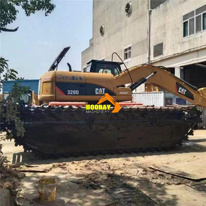Excavadora Anfibia Usada para Dragado, Modelo 320/320C/320CL/320D/320D2, Cucharón de 1.0m, Motor de 140KW, Máquina de Dragado de Arena de Río con Pontón - Product Image 5
