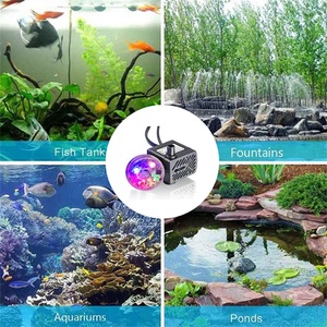 Submersible <strong>Aquarium</strong> with Lamp Water Fish Tank Pump in Box Packaging - Product Image 6