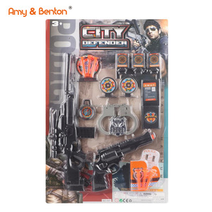 Ensemble de jouets de <span class=keywords><strong>police</strong></span> pour enfants, vente chaude, ensemble de jeu de rôle militaire pour enfants, jouets de simulation militaire, pistolets en plastique, cadeau pour enfants - Product Image 6