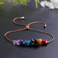 Go2boho Bracelet de perles en pierre naturelle diamant fait à la main pour femmes réglable Boho Chic bijoux géométriques pour anniversaire