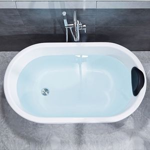 Bañera Ovalada Moderna Independiente de Acrílico, Tamaño Adulto, Duradera, para Uso Doméstico - Product Image 2