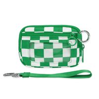 Mini sac à main personnalisé en polyester pour femme avec fermeture éclair, porte-clés, 6 pouces, portable pour voyage et sport